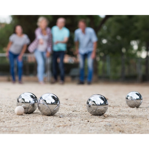 image du produit Jeu de boules personnalisable - Triplette avec pochette en nylon