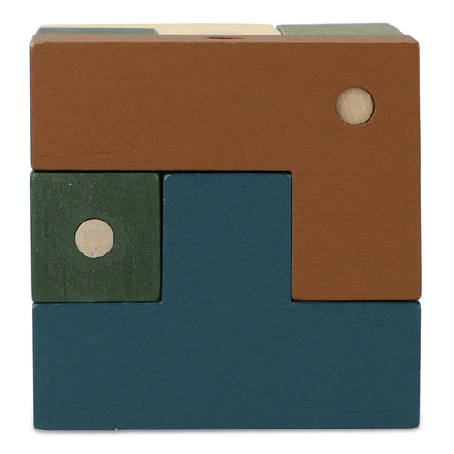 image du produit Jeu de cube en bois puzzle