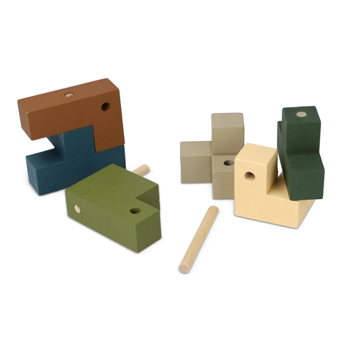 image du produit Jeu de cube en bois puzzle