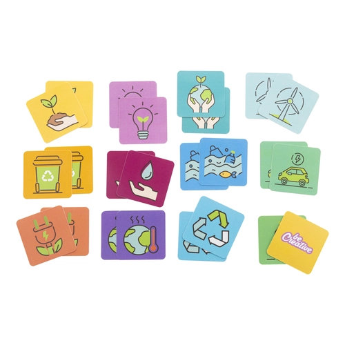 image du produit Jeu de mémory en papier avec motifs thématiques - fabrication europe
