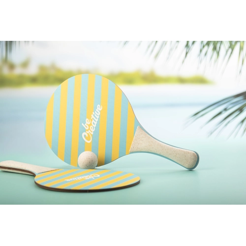 image du produit Jeu tennis de plage personnalisé - fabrication Europe