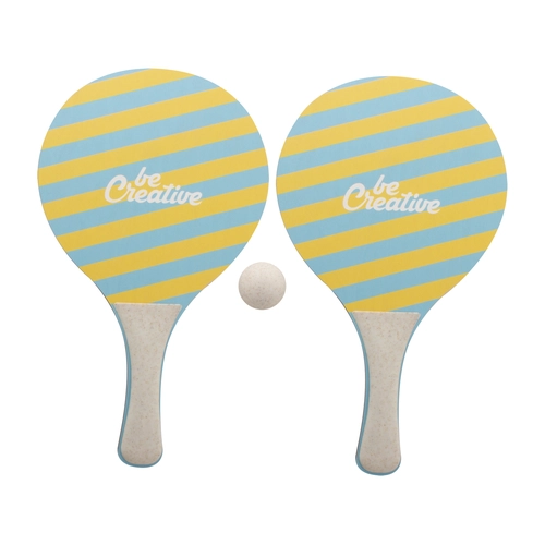 image du produit Jeu tennis de plage personnalisé - fabrication Europe