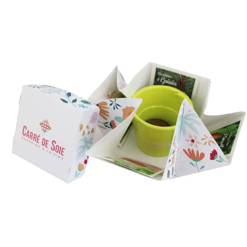 image du produit Kit 4 saisons avec sachets de graines et boite surprise