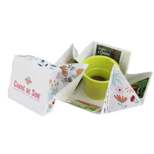 image du produit Kit 4 saisons avec sachets de graines et boite surprise