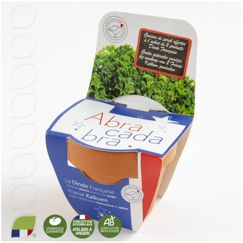 image du produit Kit de plantation terre cuite 70 mm avec graines à planter