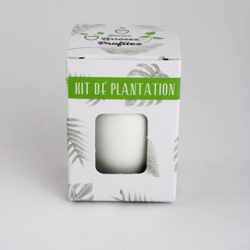 image du produit Kit petit pot œuf avec graines, recyclé et recyclable