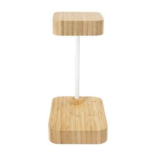 image du produit Lampe de bureau multifonctionnelle en bambou avec 12 LED