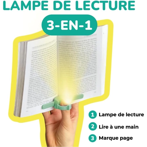 image du produit Lampe de lecture française 3-en-1 - LIZIA