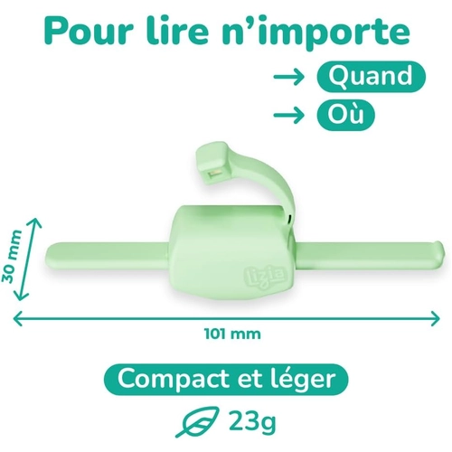image du produit Lampe de lecture française 3-en-1 - LIZIA