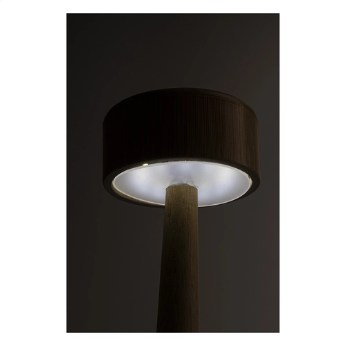 image du produit Lampe de table en bambou avec 24 LED avec batterie rechargeable