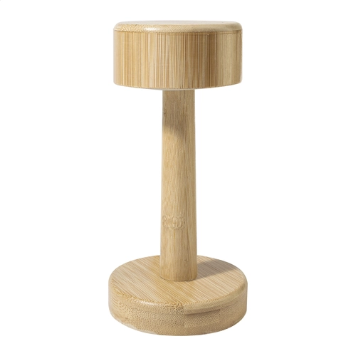 image du produit Lampe de table en bambou avec 24 LED avec batterie rechargeable