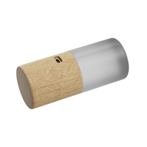 image du produit Lampe de table LED avec base en bois de hêtre - batterie 1200mAh