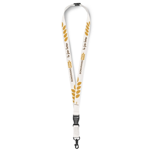 image du produit Lanyard en bambou sérigraphie