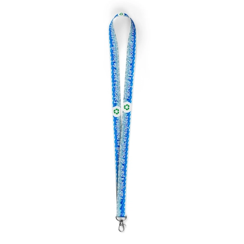 image du produit Lanyard en RPET sérigraphie