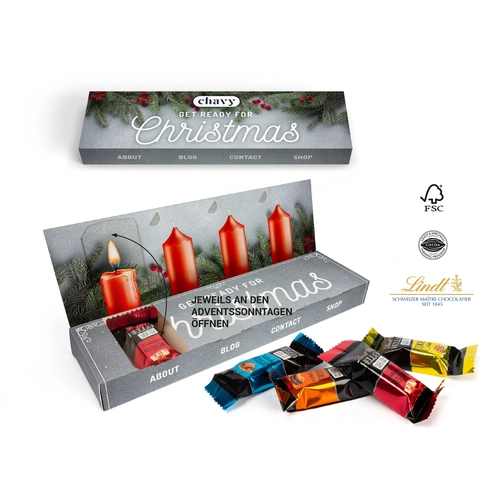 image du produit Lindt hello cartonnage de l’avent «to go» eco