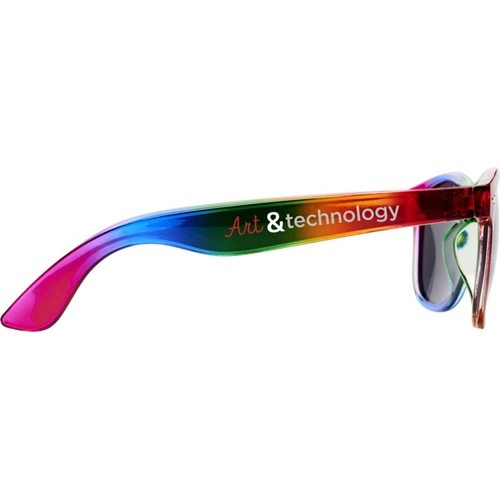 image du produit Lunettes de soleil avec cadre translucide multicouleur