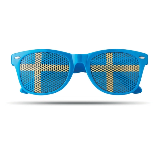 image du produit Lunettes de supporter avec drapeau du pays