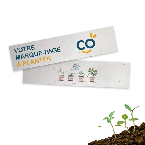 image du produit Marque pages ensemencé 250g - petit format 50 x 210 mm