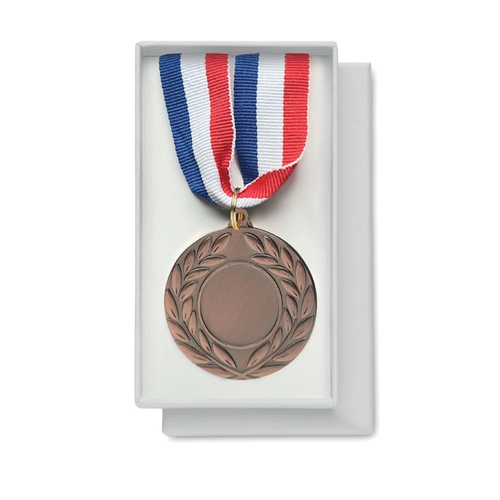 image du produit Médaille en fer avec sangle tricolore