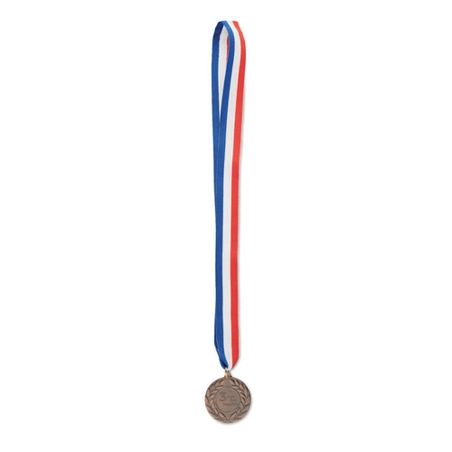 image du produit Médaille en fer avec sangle tricolore