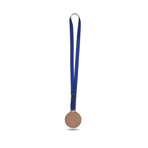 image du produit Médaille en MDF avec cordon satin made in france - découpe à la forme