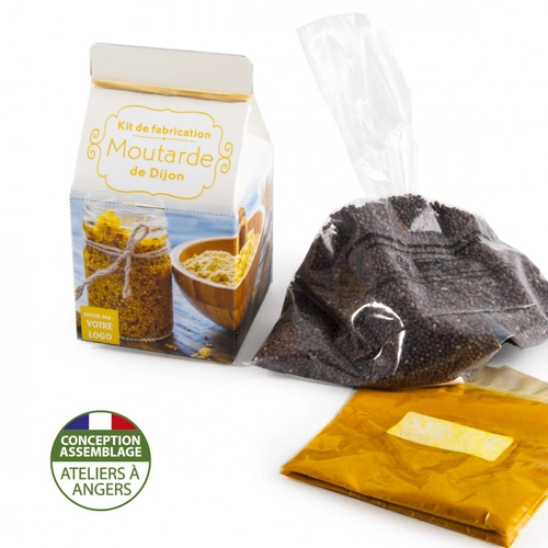 image du produit Mini coffret gastronomie moutarde de dijon version quadri