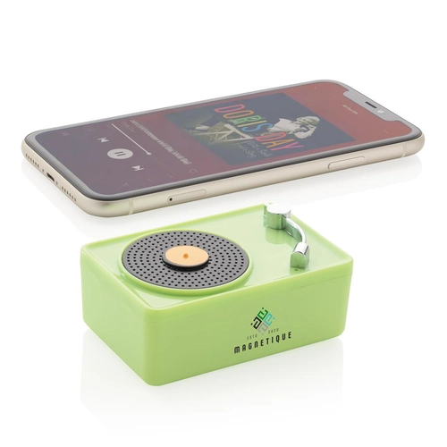 image du produit Mini enceinte Bluetooth 5.0 3W, design rétro