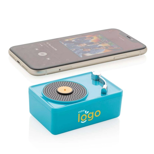 image du produit Mini enceinte Bluetooth 5.0 3W, design rétro