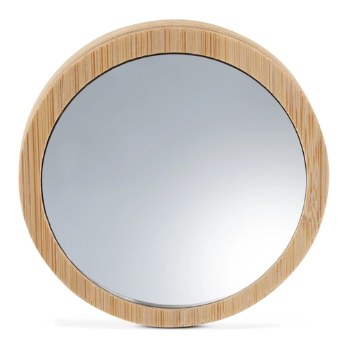 image du produit Miroir en bambou - petite taille très pratique