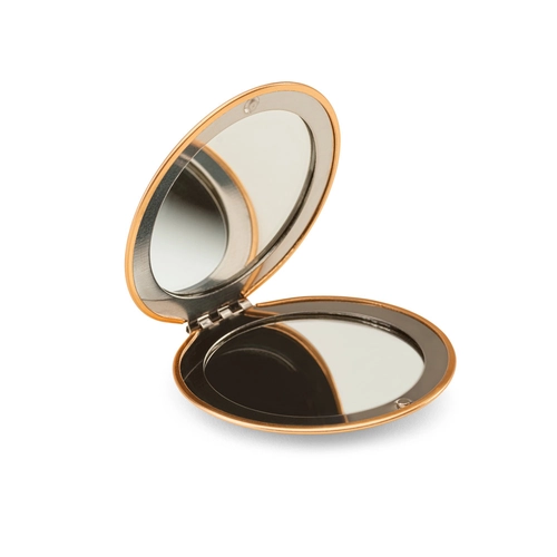 image du produit Miroir rond double face en aluminium avec fermeture magnétique