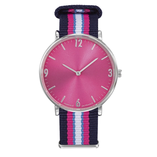 image du produit Montre Mixte avec cadran assorti au bracelet - 100% Made In France