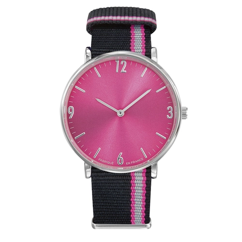 image du produit Montre Mixte avec cadran assorti au bracelet - 100% Made In France