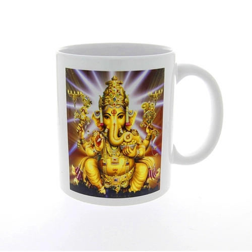 image du produit Mug 325 ml blanc brillant en céramique de haute qualité