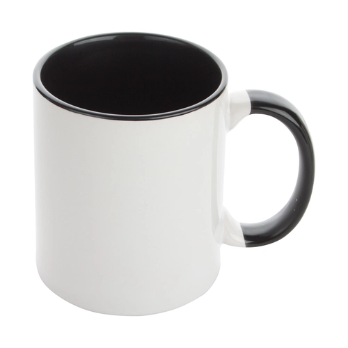 image du produit Mug 350 ml en céramique avec anse colorée - livré avec boîte cadeau