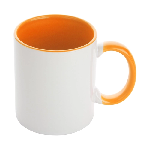 image du produit Mug 350 ml en céramique avec anse colorée - livré avec boîte cadeau