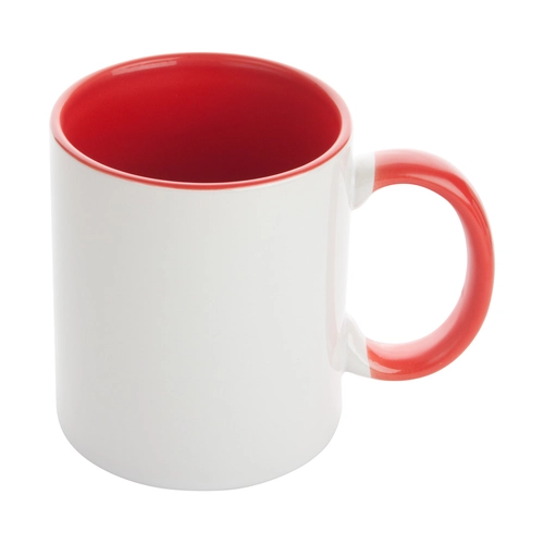 image du produit Mug 350 ml en céramique avec anse colorée - livré avec boîte cadeau