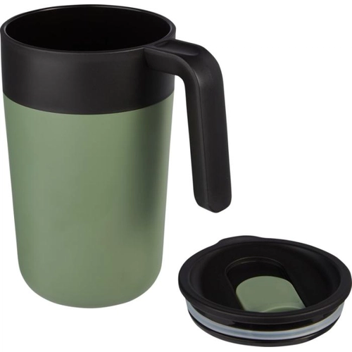 image du produit Mug 400 ml isotherme double paroi  - Tasse en plastique recyclé