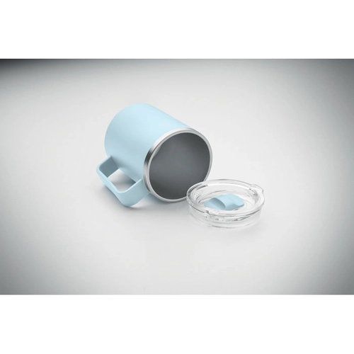 image du produit Mug à double paroi avec intérieur en acier inoxydable recyclé