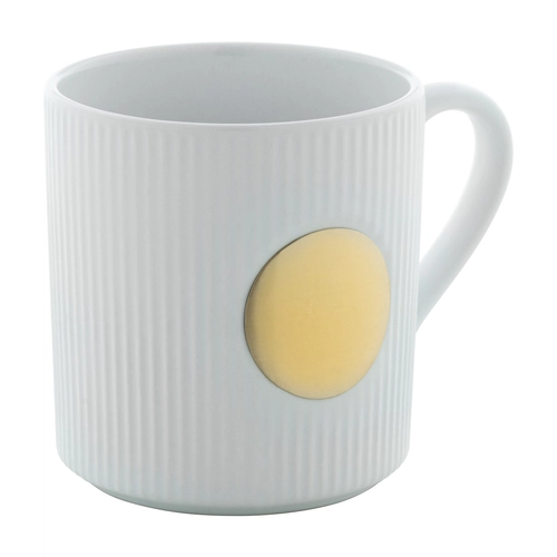 image du produit Mug céramique avec plaque en laiton