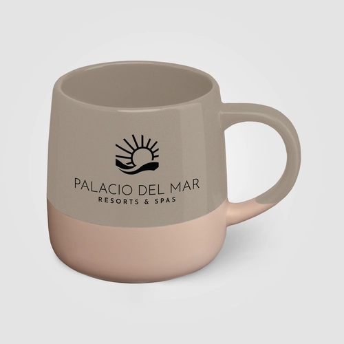 image du produit Mug céramique - design à blocs de couleur - 445 ml