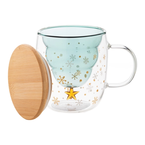 image du produit Mug de Noël 200 ml en verre borosilicate