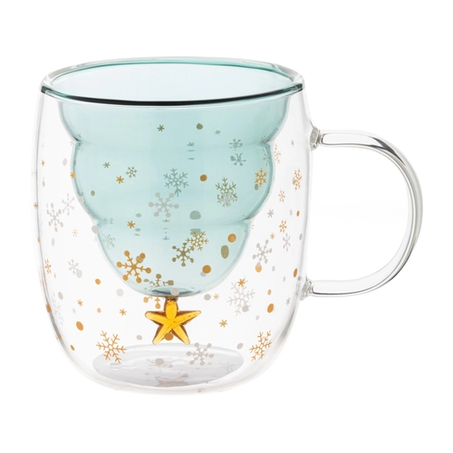 image du produit Mug de Noël 200 ml en verre borosilicate