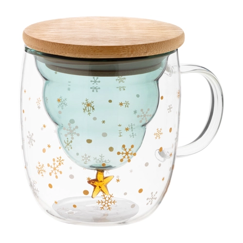 image du produit Mug de Noël 200 ml en verre borosilicate