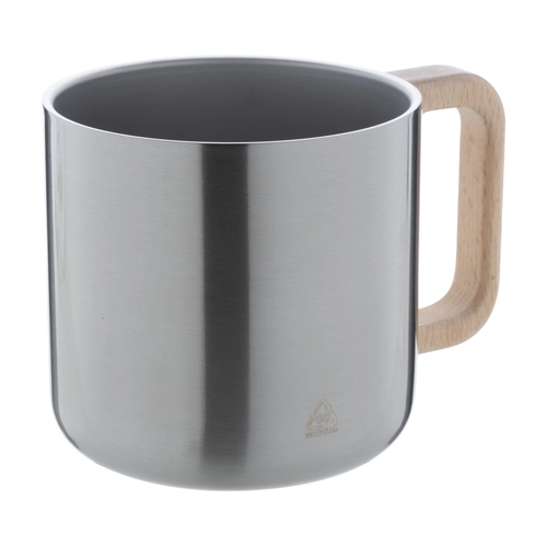 image du produit Mug en acier inoxydable recyclé à double paroi 350 ml