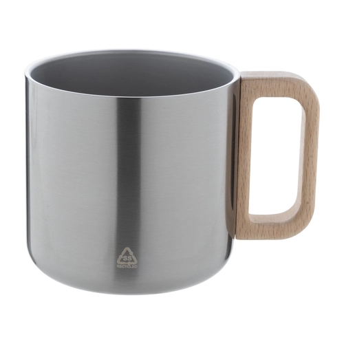 image du produit Mug en acier inoxydable recyclé à double paroi 350 ml