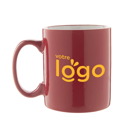 image du produit Mug en céramique 300 ml coloré avec intérieur blanc