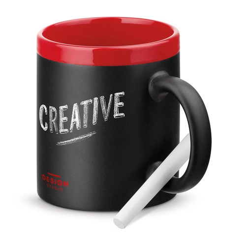 image du produit Mug en céramique 350 ml - Tasse CHALKIE avec craie