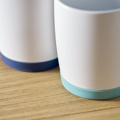 image du produit Mug en céramique avec finition blanche mate et base en silicone