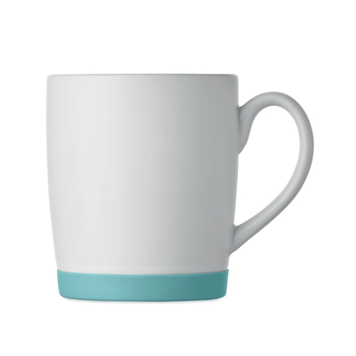 image du produit Mug en céramique avec finition blanche mate et base en silicone