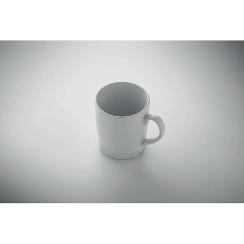 image du produit Mug en céramique avec finition blanche mate et base en silicone